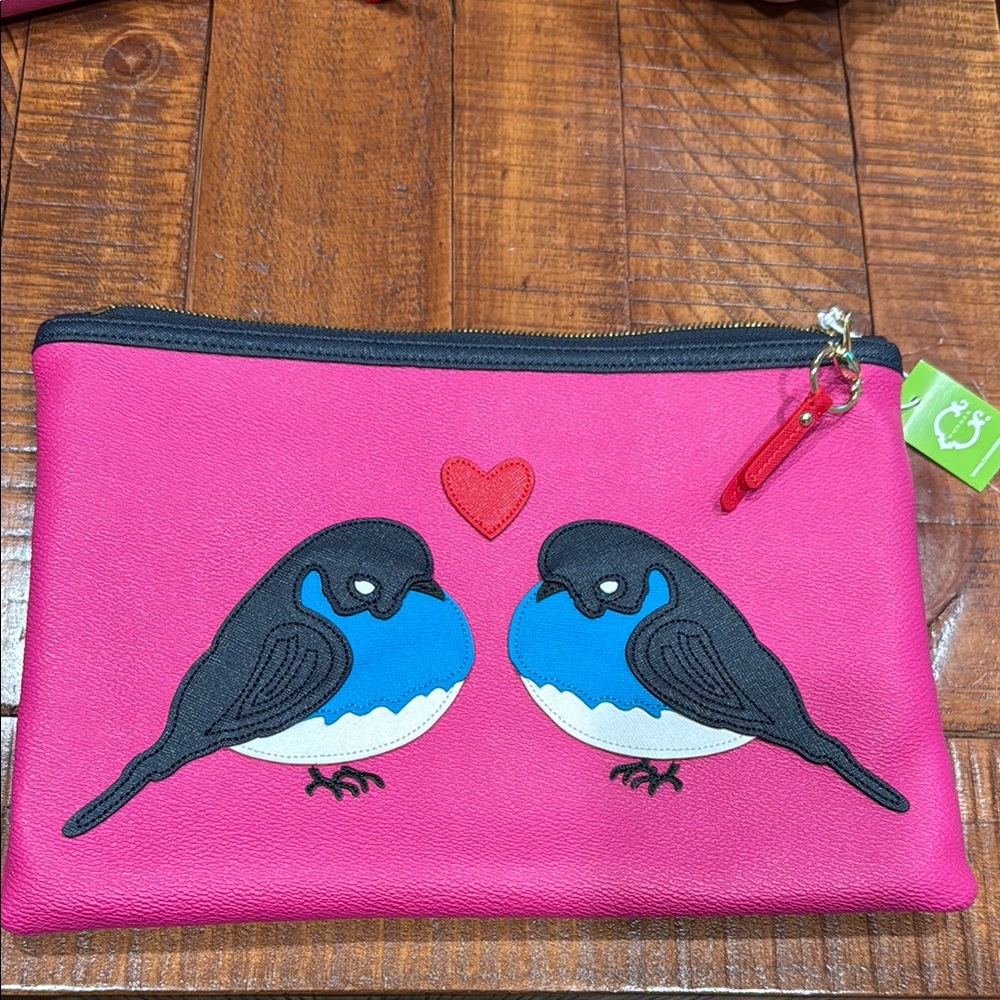C. Wonder Pink Bird Clutch